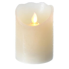 Velas Votivas: Vela de cera LED altura 10 cm efeito chama vacilante Velas Votivas: Vela de cera LED altura 10 cm efeito chama vacilante