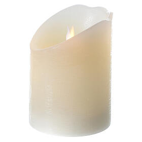 Velas Votivas: Vela de cera LED altura 10 cm efeito chama vacilante Velas Votivas: Vela de cera LED altura 10 cm efeito chama vacilante