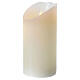 Wax LED candle, flame effect motion, h 15 cm s2