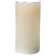 Wax LED candle, flame effect motion, h 15 cm s3