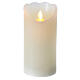 Bougie cire LED flamme effet mouvement h 15 cm s1