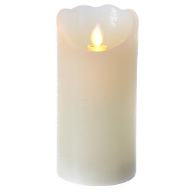 Velas Votivas: Vela de cera LED altura 15 cm efeito chama vacilante Velas Votivas: Vela de cera LED altura 15 cm efeito chama vacilante