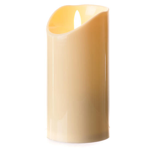 Electric candle real yellow flickering faux wax 120 days Lumada 3
