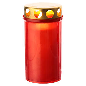 Rotes LED-Votivkerze 10 cm 60 Tage