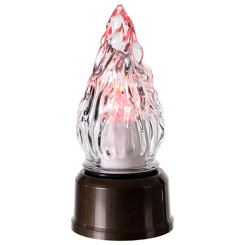 Bougie votive flamme éternelle annuelle lumière rouge intermittente 750 jours usage unique 2