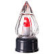 Lumino vetro fiamma Domini luce rossa intermittente 365 giorni s1