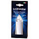 Lumino elettrico fiamma Domini bianco luce blu intermittente 365 giorni s2