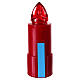 Bougie électronique rouge support adhésif lumière rouge clignotante 120 jours s3