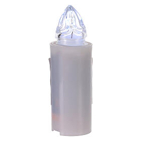 Lumino stilo bianco luce led bianca intermittente 365 giorni