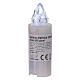 Lumino stilo bianco luce led bianca intermittente 365 giorni s2