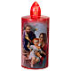 Red Votive Candle Holy Family print fixed red light 60-day disposable s1