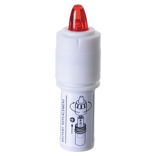Universal Micro Candle with Intermittent Red Light, 180 Days Duration 3