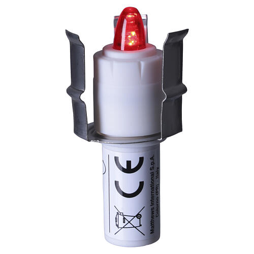 Universal Micro Candle with Intermittent Red Light, 180 Days Duration 4