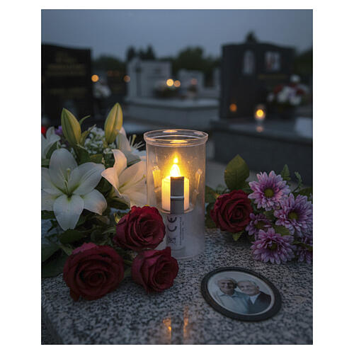 Micro-veilleuse universelle lumière jaune clignotante intense 180 jours 2