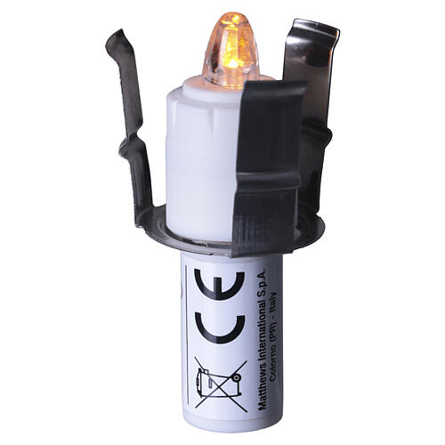 Universal Micro Candle Strong Intermittent Yellow Light, 180 Days 3