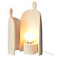 Lamp, embrace in porcelain stoneware gres, 36cm s3