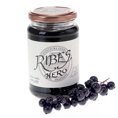 Blackcurrant Jam extra 400gr, Vitorchino Trappists 1