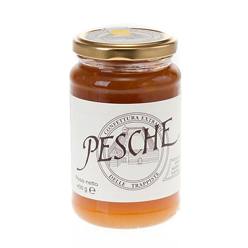 Peaches jam extra 400 gr - Vitorchiano Trappists 1