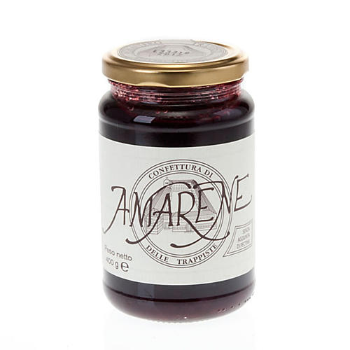 Sour cherry jam 400 gr Vitorchiano Trappists 1