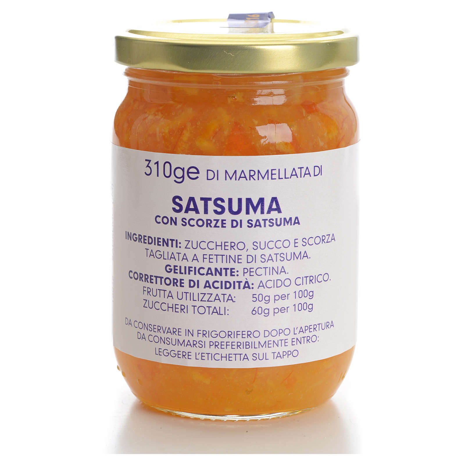 Satsuma mandarin jam 310gr, Carmelite monastery online sales on