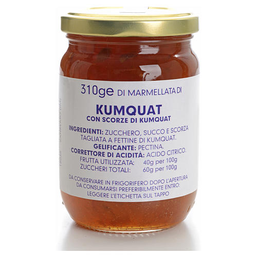Marmellata kumquat 310 gr Monastero Carmelitane 1