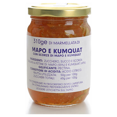 Marmelade Minneola und Kumquats 310gr, Karmelitinnen 1