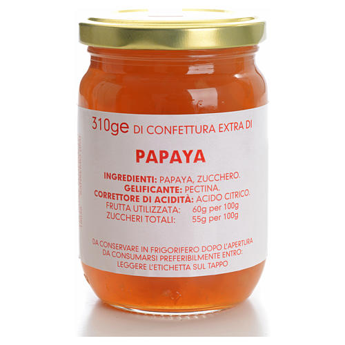 Confiture de papaye 310 g Carmélites 1