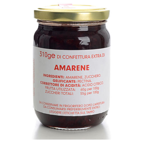 Sour black cherry jam of the Carmelites monastery 310g 1