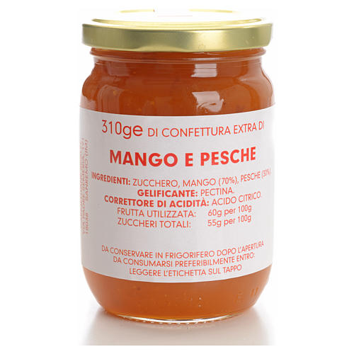 Konfitüre Mango und Pfirsiche 310gr, Karmelitinnen 1