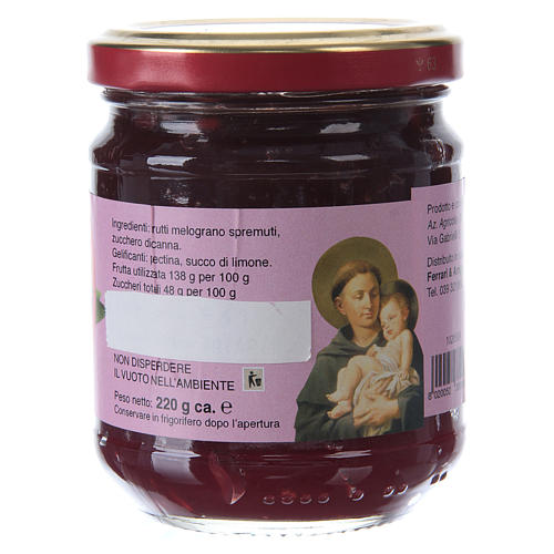 220gr extra pomegranate jam of St. Anthony of Padua 2