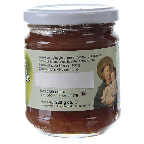 220gr extra apple and jujube jam of St. Anthony of Padua 2