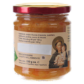 220gr extra orange marmalade of St. Anthony of Padua s2