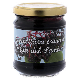 220gr extra elderberry fruit jam of St. Anthony of Padua s1