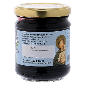 220gr extra elderberry fruit jam of St. Anthony of Padua s2