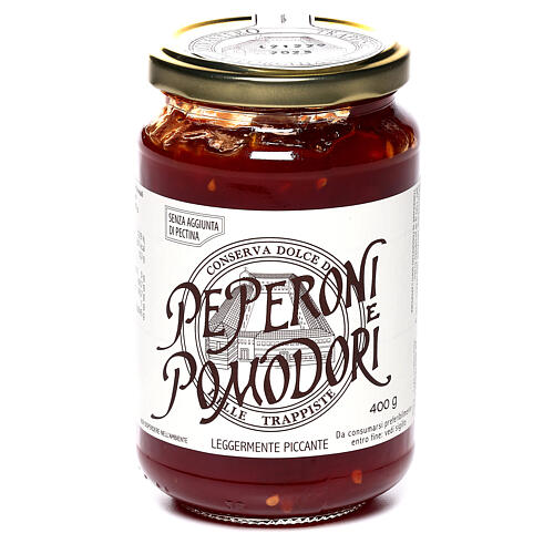 Konserwa słodka Papryka i Pomidory 400g, Trapistki Vitorchiano 1