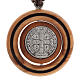Medaille Heilig Benedictus Oliven-Holz s2