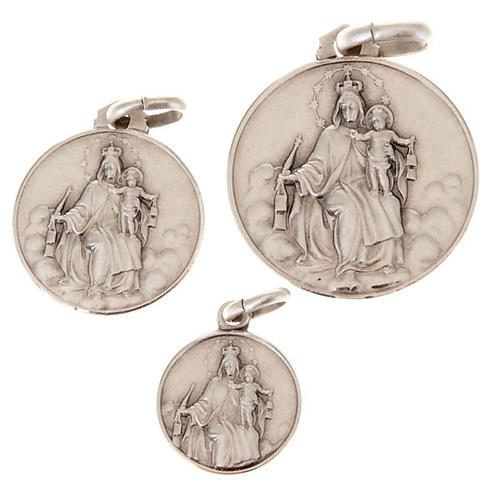 Our Lady of Mount Carmel silver 925 medal 1