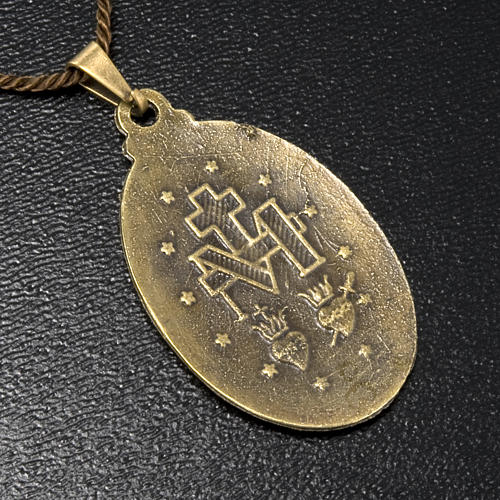 Miraculous medal, bronze colour pendant 2