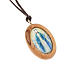 Medal with Miraculous Virgin olive wood s1