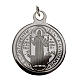 Saint Benedict medal in stainless steel 20mm s1