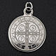 Saint Benedict medal in stainless steel 20mm s2