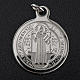 Saint Benedict medal in stainless steel 20mm s3