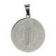 Saint Benedict medal in stainless steel 30mm s1