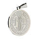 Saint Benedict medal in stainless steel 30mm s2