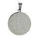 Saint Benedict medal in stainless steel 30mm s3