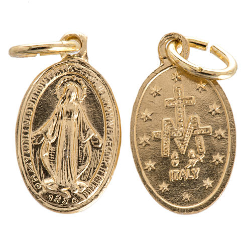 Wundertätige Medaille, vergoldetes Aluminium, 1,5 cm 1