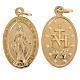 Medalha Nossa Senhora Milagrosa alumínio 16 mm