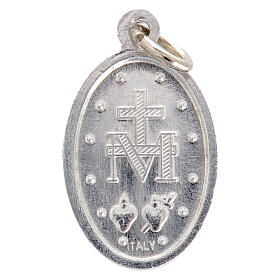 Medaglia Miracolosa alluminio argentato 12 mm