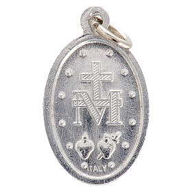 Miraculous Medal in silver aluminum 12mm