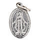 Medalha Nossa Senhora Milagrosa alumínio prateado 10 mm s1